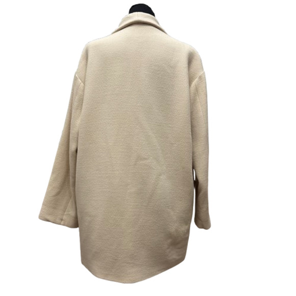 Nili Lotan Ossie Blazer Jacket | Size 4 | Ivory/Cream Virgin Wool Blend - Picture 4 of 13